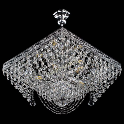 Люстра Квадрат Венеция №24 подвесная в Сочи Гусь Хрустальный