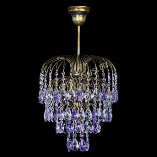 Люстра Лора №3 под бронзу фиолетовая в Сочи Люстра Лора №3 под бронзу фиолетовая в Сочи