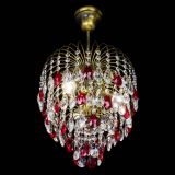 Люстра Лора №3 под бронзу красная в Сочи Люстра Лора №3 под бронзу красная в Сочи