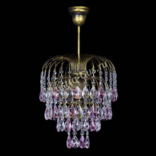 Люстра Лора №3 под бронзу розовая в Сочи Люстра Лора №3 под бронзу розовая в Сочи