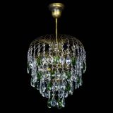 Люстра Лора №3 под бронзу зеленая в Сочи