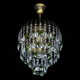 Люстра Лора №3 под бронзу зеленая в Сочи