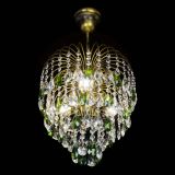 Люстра Лора №3 под бронзу зеленая в Сочи