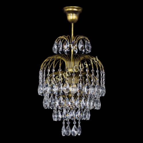 Люстра Лора №3 журавлик под бронзу в Сочи Гусь Хрустальный