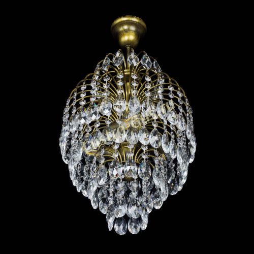 Люстра Лора №3 журавлик под бронзу в Сочи Гусь Хрустальный