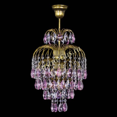 Люстра Лора №3 журавлик Розовая под бронзу в Сочи Люстра Лора №3 журавлик Розовая под бронзу в Сочи