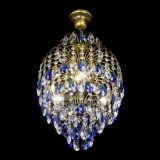 Люстра Лора №3 журавлик Синяя под бронзу в Сочи Люстра Лора №3 журавлик Синяя под бронзу в Сочи