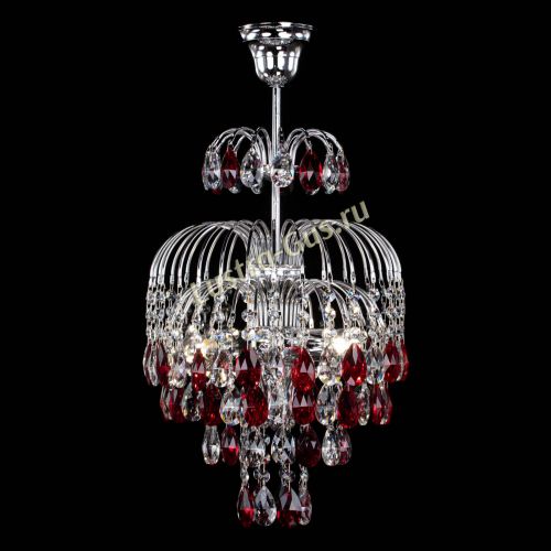 Люстра Лора №3 журавлик красная в Сочи Гусь Хрустальный