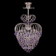 Люстра Лора оптикон сиреневая