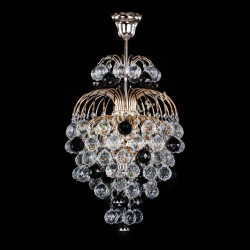 Люстра Лора Шар 40 черная в Сочи Гусь Хрустальный