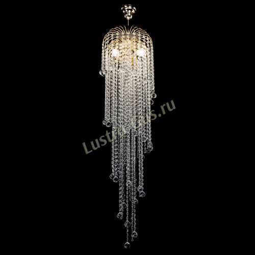 Люстра Лора Винтаж длинная (шар 30мм) в Сочи Гусь Хрустальный