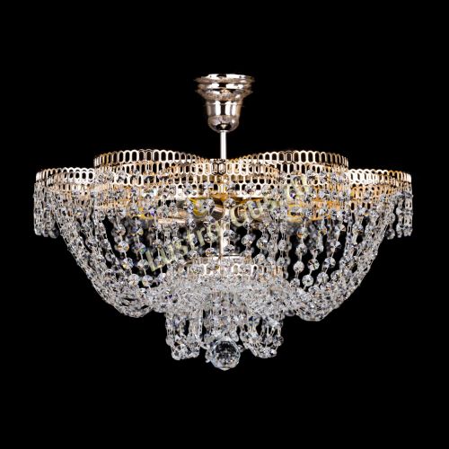 Люстра Лотос Пион с подвесом в Сочи Гусь Хрустальный