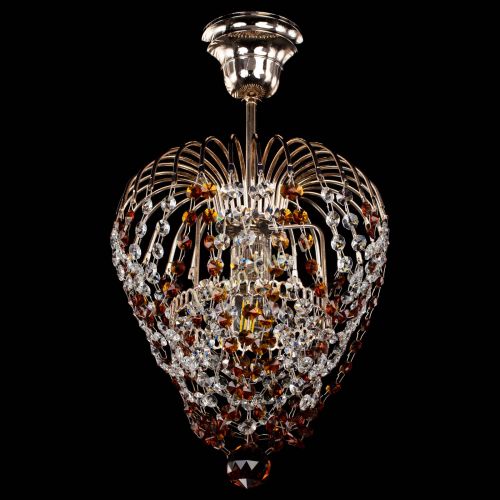 Люстра Малинка обтикон чайная в Сочи Гусь Хрустальный