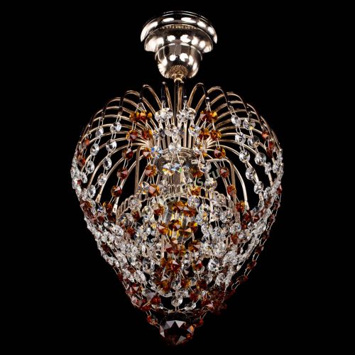 Люстра Малинка обтикон чайная в Сочи Гусь Хрустальный