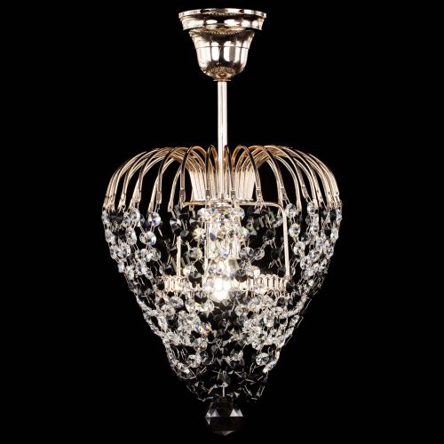 Люстра Малинка обтикон черная в Сочи Гусь Хрустальный