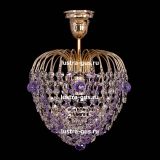 Люстра Малинка шар фиолетовая в Сочи