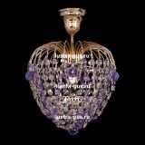 Люстра Малинка шар фиолетовая в Сочи