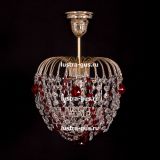 Люстра Малинка шар красная в Сочи