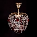 Люстра Малинка шар красная в Сочи