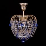 Люстра Малинка шар синяя в Сочи