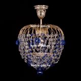 Люстра Малинка шар синяя в Сочи