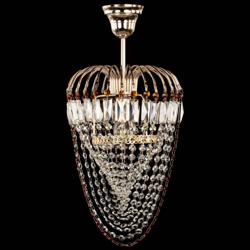 Люстра Малинка Водоворот чайная в Сочи Гусь Хрустальный