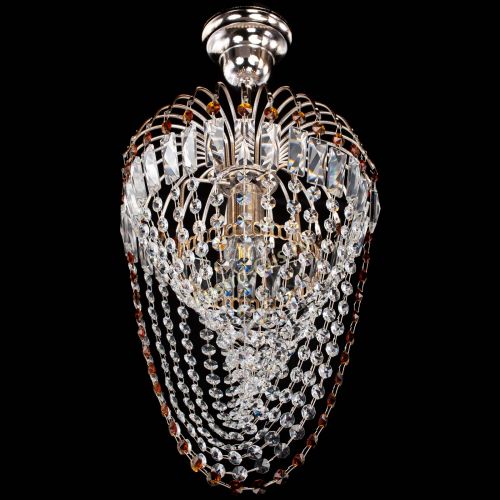 Люстра Малинка Водоворот чайная в Сочи Гусь Хрустальный