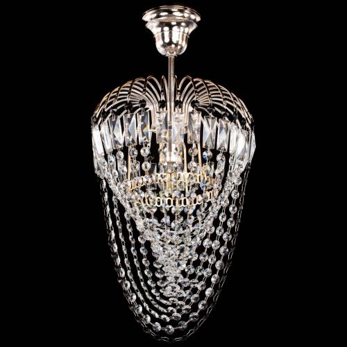 Люстра Малинка Водоворот черная в Сочи Гусь Хрустальный