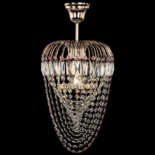 Люстра Малинка Водоворот розовая в Сочи Гусь Хрустальный