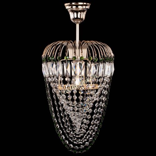 Люстра Малинка Водоворот зеленая в Сочи Гусь Хрустальный