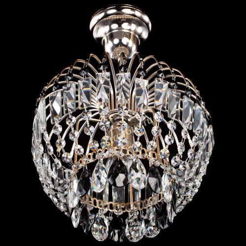 Люстра Малинка черная в Сочи Гусь Хрустальный