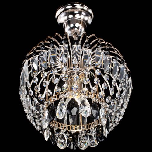 Люстра Малинка черная в Сочи Гусь Хрустальный