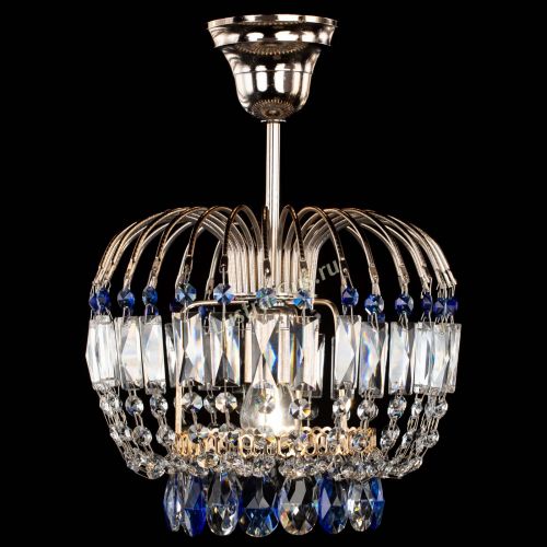 Люстра Малинка синяя в Сочи Гусь Хрустальный