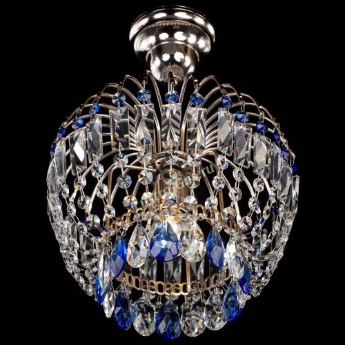 Люстра Малинка синяя в Сочи Гусь Хрустальный