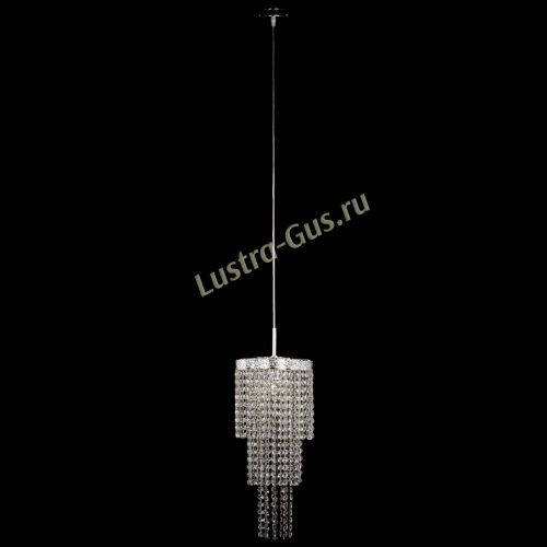 Люстра Милан №1 каскад на тросе в Сочи Гусь Хрустальный