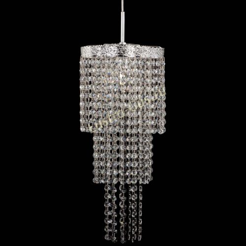 Люстра Милан №1 каскад на тросе в Сочи Гусь Хрустальный