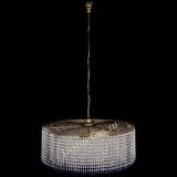 Люстра Милан капель №10 под бронзу синяя с подвесом в Сочи