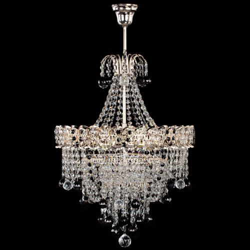 Люстра Натали Софья черная в Сочи Гусь Хрустальный