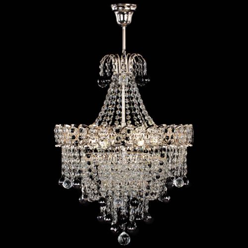 Люстра Натали Софья черная в Сочи Гусь Хрустальный