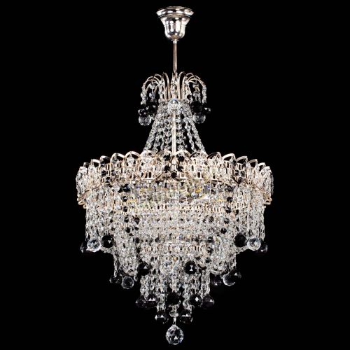 Люстра Натали Софья черная в Сочи Гусь Хрустальный