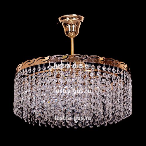 Люстра Капель обтикон с подвесом в Сочи Гусь Хрустальный