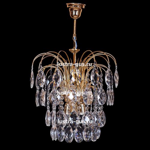 Люстра Каскад Баден 3 в Сочи Гусь Хрустальный