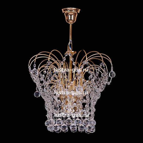 Люстра Каскад Корона в Сочи Гусь Хрустальный
