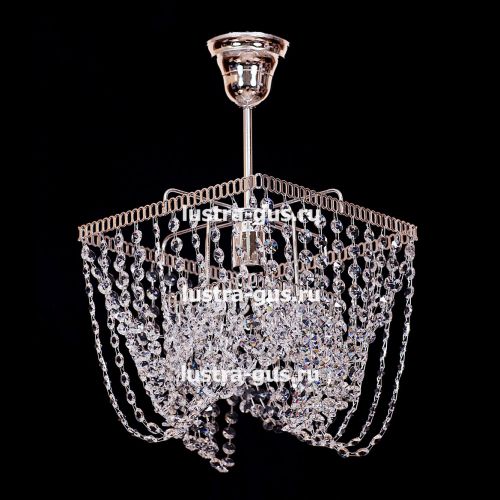 Люстра Квадрат Василиса с подвесом в Сочи Гусь Хрустальный