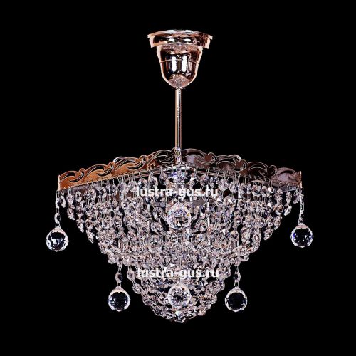 Люстра Квадрат 1 лампа с подвесом в Сочи Гусь Хрустальный