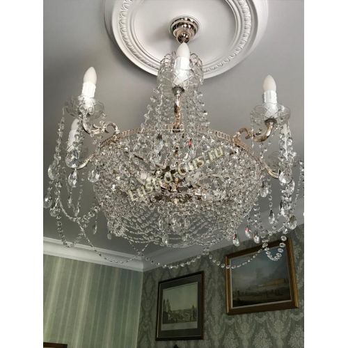 Люстра Елизавета №13 в Сочи Гусь Хрустальный