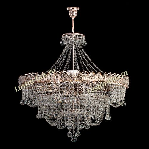 Люстра Водопад Софья с подвесом в Сочи Гусь Хрустальный