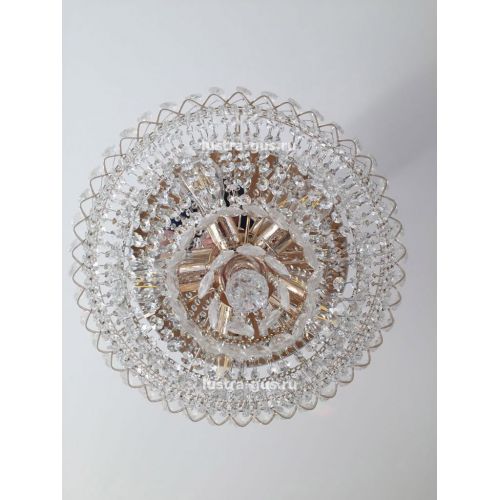 Люстра Водопад с подвесом  в Сочи Гусь Хрустальный