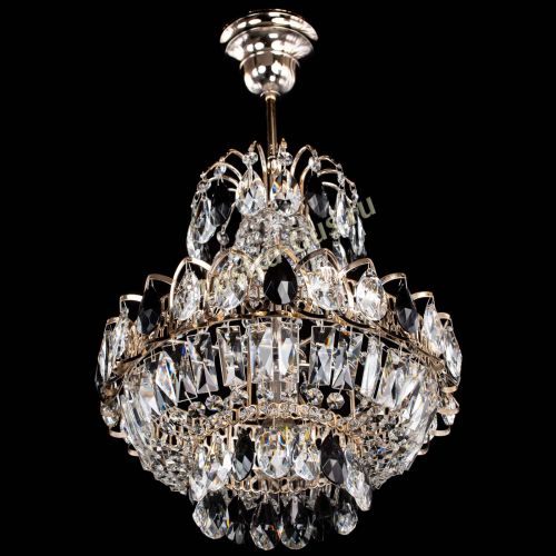 Люстра Ника 1 лампа черная в Сочи Гусь Хрустальный