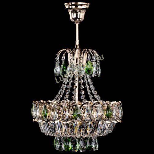 Люстра Ника 1 лампа зеленая в Сочи Гусь Хрустальный